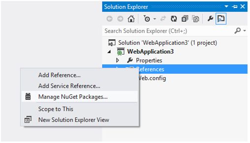 Manage NuGet Packages
